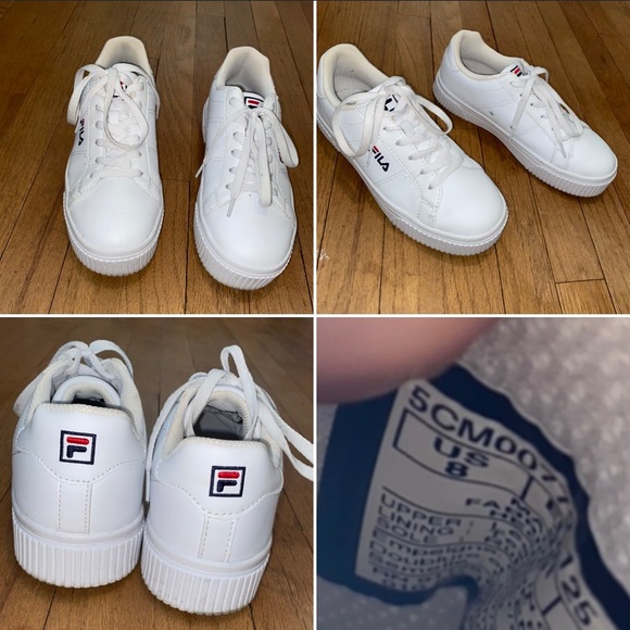 White fila sneakers - Picture 1 of 1